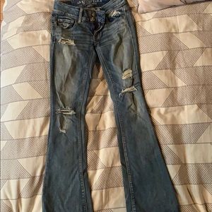 American eagle distressed artist jeans
